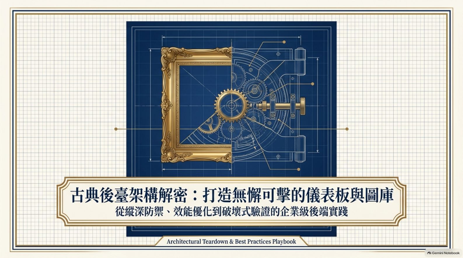 稽核講義封面：古典後臺架構解密