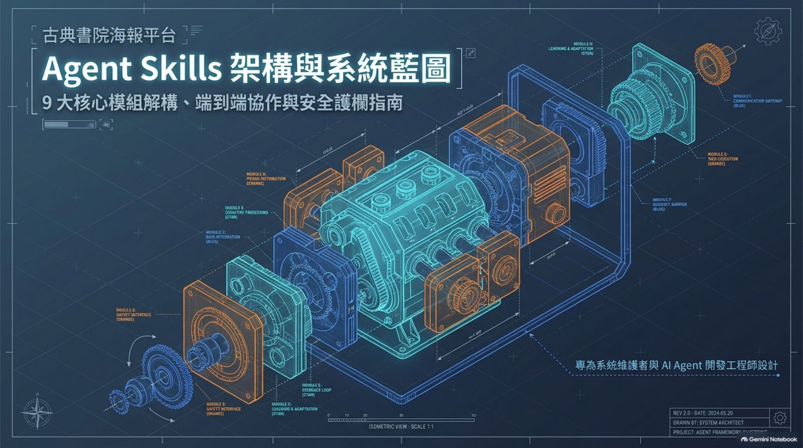 技術包講義封面：Agent Skills 架構與系統藍圖