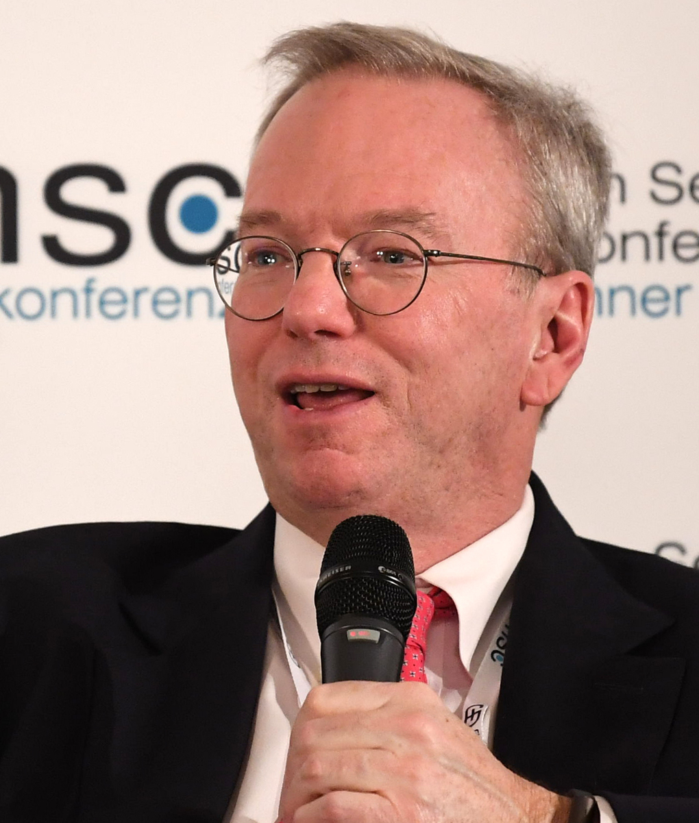前 Google CEO Eric Schmidt 演講實拍肖像